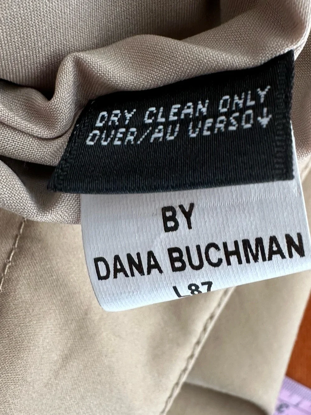 Dana Buchman New With Tags Marci Khaki Pants Lined Size 8